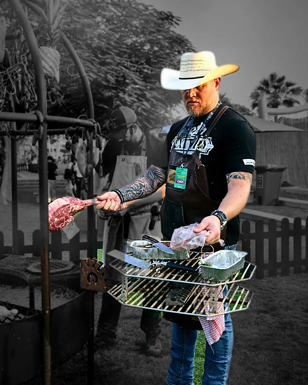 Exit 10 pitmasters running the fire for a hospitality venue