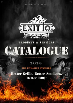 Exit 10 BBQ Product and Service Catalogue 2026 cover
